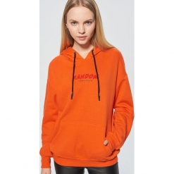 Bluza - Pomarańczowy. Bluzy damskie marki Cropp. Za 79.99 zł.