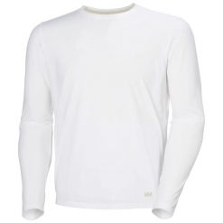 Bluza Helly Hansen Shine Solen. Białe bluzy sportowe męskie Helly Hansen, m, bez wzorów, z elastanu, bez kaptura, do biegania. Za 299.00 zł.