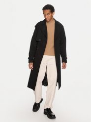 Hugo Trencz Merlyn2431 50516762 Czarny Relaxed Fit. Czarne płaszcze męskie Hugo, m, bez wzorów, z syntetyku, bez kaptura. Za 2,069.00 zł.