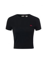 Levi's Koszulka Kobiety Bawełna czarny, M. Czarne t-shirty damskie Levi's, m, bez wzorów, z bawełny, bez kołnierzyka. Za 79.95 zł.