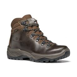 Buty trekkingowe damskie Scarpa Terra GTX brązowe wodoodporne. Brązowe obuwie sportowe damskie Scarpa, trekkingowe. Za 639.99 zł.