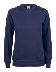 Clique Premium OC Roundneck Women bluza damska z bawełny organicznej – dark navy. Niebieskie bluzy damskie CLIQUE, s, bez wzorów, z bawełny, bez kaptura. Za 232.73 zł.