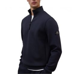 Bluza polarowa ECOALF BETREN SWEATSHIRT M Niebieski. Niebieskie bluzy męskie Ecoalf, m, bez wzorów, z polaru, bez kaptura. Za 603.55 zł.