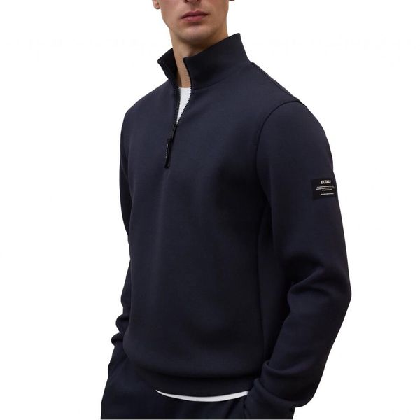 Bluza polarowa ECOALF BETREN SWEATSHIRT M Niebieski. Niebieskie bluzy męskie Ecoalf, m, bez wzorów, z polaru, bez kaptura. Za 603.55 zł.