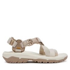 Sandały Teva. Brązowe obuwie sportowe damskie Teva, bez wzorów, trekkingowe. Za 249.99 zł.