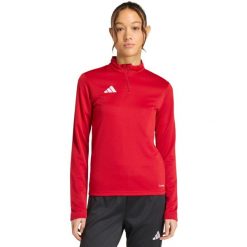 Bluza damska adidas Entrada 26 Training Top. Czerwone bluzy damskie Adidas, bez wzorów, z materiału, bez kaptura, na fitness i siłownię, climacool (adidas). Za 121.99 zł.