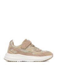Guess Sneakersy CEO-CP40-5K-258AL Beżowy. Brązowe buty sportowe dziewczęce Guess, z aplikacjami, z materiału, bez zapięcia. Za 229.99 zł.
