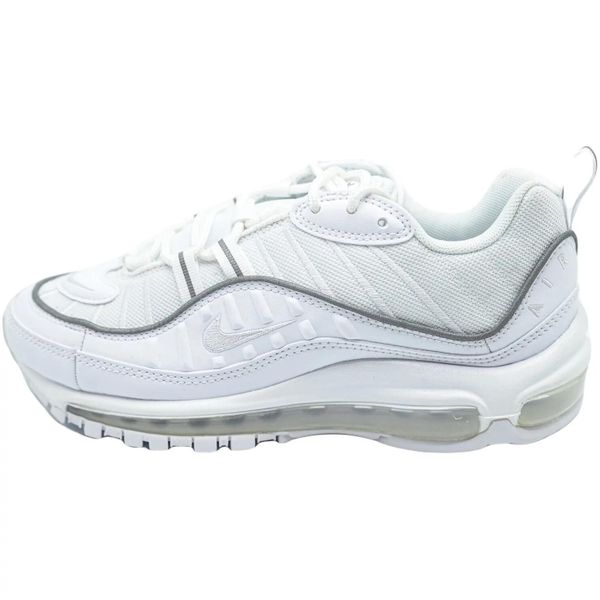 Buty Nike Air Max 98 Białe. Białe obuwie sportowe damskie Nike, bez wzorów, z materiału, do biegania, nike air max. Za 813.45 zł.
