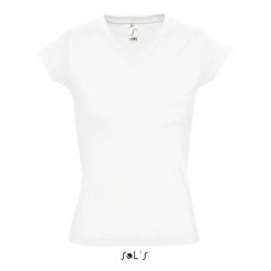 Koszulka damska Sol's Moon. Białe koszulki sportowe damskie SOL'S, s, bez wzorów, bez kołnierzyka, bez ramiączek. Za 88.00 zł.