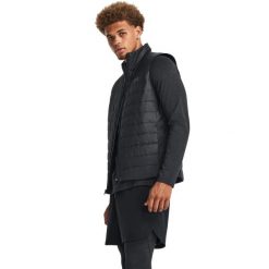 Koszulka męska Under Armour CG Armour Twist Mock. Czarne bluzy męskie Under Armour, l, bez wzorów, bez kaptura. Za 159.99 zł.