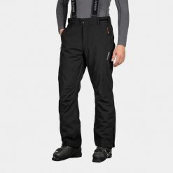 Spodnie narciarskie męskie softshell Alpinus Kamar. Czarne spodnie snowboardowe męskie Alpinus, l, bez wzorów, z elastanu, narciarskie. Za 549.00 zł.