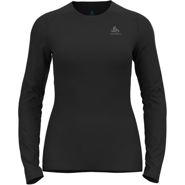 Koszulka termoaktywna z długim rękawem damska Odlo FUNDAMENTALS ACTIVE. Czarne koszulki sportowe damskie Odlo, s, bez wzorów, bez kołnierzyka, bez ramiączek, trekkingowe. W wyprzedaży za 199.85 zł.