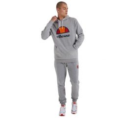 Bluza treningowa męska Ellesse Dahryl Oh Hoody. Szare bluzy męskie Ellesse, m, bez wzorów, bez kaptura, do koszykówki. Za 159.99 zł.