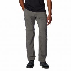 Spodnie z odpinanymi nogawkami męskie Columbia Silver Ridge Utility Convertible. Szare spodnie sportowe męskie Columbia, na lato, m, bez wzorów, z poliesteru, trekkingowe. Za 299.99 zł.