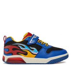 Sneakersy Geox. Niebieskie trampki i tenisówki chłopięce Geox, bez wzorów, bez zapięcia. Za 169.99 zł.