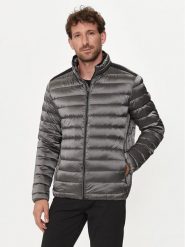 Guess Kurtka puchowa M1RL47 WDQ50 Szary Regular Fit. Szare kurtki męskie Guess, m, z aplikacjami, z puchu, bez kaptura. Za 629.99 zł.