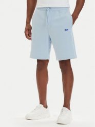 HUGO Szorty sportowe Nasensio 50522364 Niebieski jasny Regular Fit. Niebieskie krótkie spodenki sportowe męskie Hugo, m, bez wzorów, z bawełny. Za 349.99 zł.