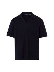 Polo Ralph Lauren koszula z dzianiny Mężczyźni Bawełna (100%) niebieski, L. Niebieskie koszule męskie Polo Ralph Lauren, l, bez wzorów, z bawełny, klasyczne, bez kołnierzyka, bez ramiączek. Za 989.95 zł.