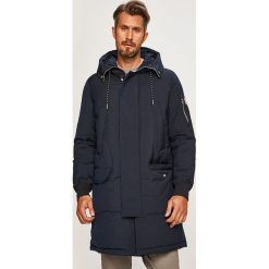 Armani Exchange - Kurtka. Niebieskie kurtki męskie Armani Exchange, l, bez wzorów, z materiału, z kapturem. Za 1,519.00 zł.