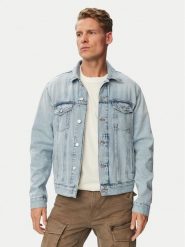 Tommy Jeans Kurtka jeansowa Ryan Jacket Rwb Cj6013 DM0DM23657 Niebieski jasny Regular Fit. Niebieskie kurtki męskie Tommy Jeans, m, bez wzorów, z jeansu, bez kaptura. Za 649.99 zł.