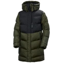 Damska kurtka puchowa Helly Hansen Explorer. Zielone kurtki damskie Helly Hansen, na zimę, bez wzorów, z puchu, bez kaptura. W wyprzedaży za 826.30 zł.