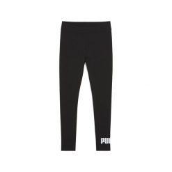 Legginsy damskie z logo No. 1 ESS PUMA Black. Czarne legginsy damskie Puma, l, bez wzorów, z dżerseju. Za 138.57 zł.