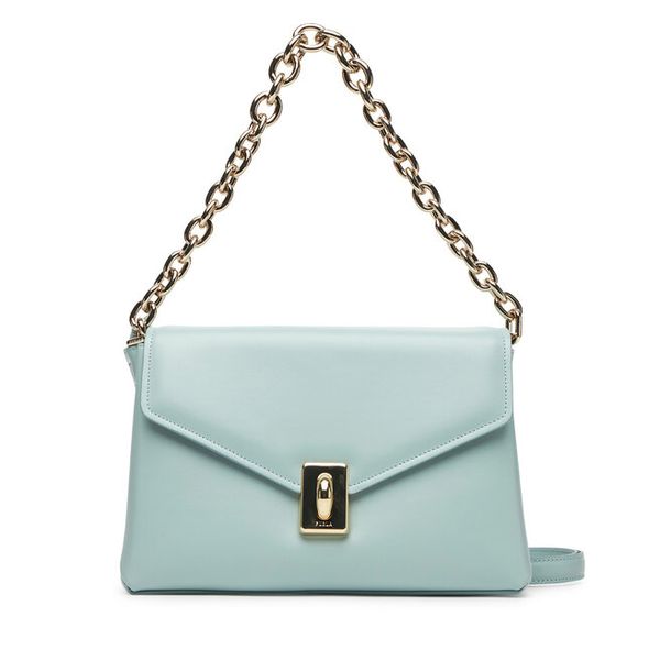 Torebka Furla. Niebieskie listonoszki damskie Furla, bez wzorów, bez dodatków. Za 1,479.00 zł.