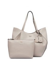 Guess Torebka Amorette HWBG78 98240 Beżowy jasny. Brązowe torebki do ręki damskie Guess, z aplikacjami, ze skóry, bez dodatków. Za 714.99 zł.