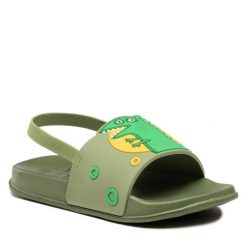 Sandały Peppa Pig. Zielone sandały chłopięce Peppa Pig, bez zapięcia. Za 59.99 zł.
