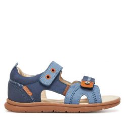 Sandały Lasocki Kids. Niebieskie sandały chłopięce Lasocki Kids, bez zapięcia. Za 129.99 zł.