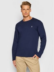 Polo Ralph Lauren Longsleeve Sle 714844759002 Granatowy Regular Fit. Niebieskie bluzki z długim rękawem męskie Polo Ralph Lauren, m, bez wzorów, z bawełny, bez kołnierzyka. Za 199.99 zł.