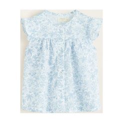 Mango Kids - Koszula dziecięca Rela 80-104 cm. T-shirty i topy dla dziewczynek marki Mango Kids. Za 69.90 zł.