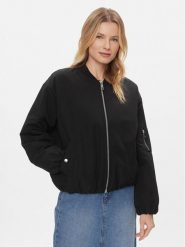 Vero Moda Kurtka bomber Barcelona 10300839 Czarny Regular Fit. Czarne kurtki damskie Vero Moda, xs, bez wzorów, z syntetyku, bez kaptura. Za 279.99 zł.