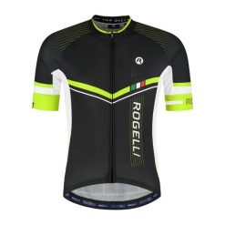 Koszulka rowerowa męska Rogelli GARA MOSTRO II. Czarne buty sportowe męskie Rogelli, m, bez wzorów, bez kołnierzyka, bez ramiączek, rowerowe. W wyprzedaży za 308.00 zł.