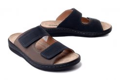 Dr. Brinkmann 600148-00 Brązowy;Czarny, klapki m?skie. Brązowe klapki męskie Dr. Brinkmann, ze skóry. Za 349.90 zł.