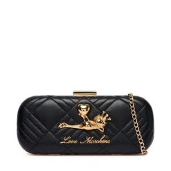Torebka LOVE MOSCHINO. Czarne torebki do ręki damskie Love Moschino, bez wzorów, wizytowe, bez dodatków. Za 839.99 zł.