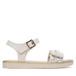 Sandały MICHAEL Michael Kors. Białe sandały dziewczęce MICHAEL Michael Kors, bez zapięcia. Za 379.99 zł.