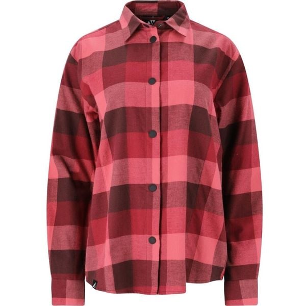 Koszula damska Whistler Riglet. Brązowe koszule damskie Whistler, bez wzorów, z bawełny, klasyczne, bez kołnierzyka, bez ramiączek. Za 193.50 zł.