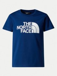 The North Face T-Shirt Easy NF0A8DRN Niebieski Regular Fit. Niebieskie t-shirty dla chłopców The North Face, bez wzorów, z bawełny, bez ramiączek. Za 69.99 zł.