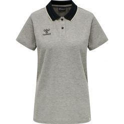 Damska koszulka polo Hummel Move. Szare koszulki sportowe damskie Hummel, l, bez wzorów, bez kołnierzyka, bez ramiączek, do piłki nożnej. W wyprzedaży za 136.50 zł.