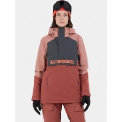 Anorak Damski Fundango Birch ECO Logo. Czarne kurtki sportowe damskie Fundango, na zimę, xl, bez wzorów, bez kaptura, narciarskie. Za 599.90 zł.