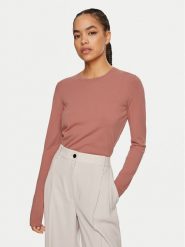 Calvin Klein Sweter K20K207681 Pomarańczowy Regular Fit. Brązowe swetry damskie Calvin Klein, xs, bez wzorów, z wiskozy, bez kołnierzyka, bez ramiączek, bez kaptura. Za 249.99 zł.