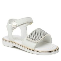 Sandały Liu Jo. Białe sandały dziewczęce Liu Jo, bez zapięcia. Za 549.99 zł.