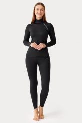 Bielizna termoaktywna narciarska damska Rough Radical Protective. Czarna bielizna termoaktywna damska ROUGH RADICAL, m, bez wzorów, z dzianiny, bez ramiączek. Za 169.90 zł.