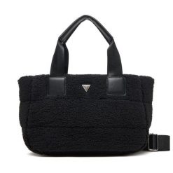 Torebka Guess. Czarne torebki do ręki damskie Guess, z aplikacjami, klasyczne, bez dodatków. Za 249.99 zł.