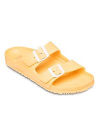 Sandały dla Mężczyzn EMBARK. Żółte sandały męskie Quiksilver, z materiału, bez zapięcia. Za 136.50 zł.