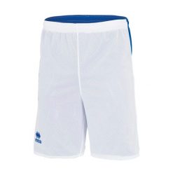 Szorty Errea Portland. Białe krótkie spodenki sportowe męskie ERREA, l, bez wzorów, z materiału, na fitness i siłownię. Za 101.00 zł.
