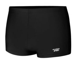 Bokserki pływackie męskie Aqua Speed Niko. Czarne kąpielówki męskie Aqua-Speed, m, bez wzorów, z materiału, długie, na fitness i siłownię. Za 64.99 zł.