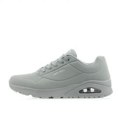 Buty do chodzenia męskie Skechers Uno Stand On Air. Szare buty sportowe męskie Skechers, z materiału, bez zapięcia, trekkingowe. Za 424.00 zł.