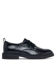 Clarks Oxfordy Previa Lace 26327264 Czarny. Czarne półbuty damskie Clarks, bez wzorów, ze skóry, bez obcasa, bez zapięcia. Za 389.99 zł.